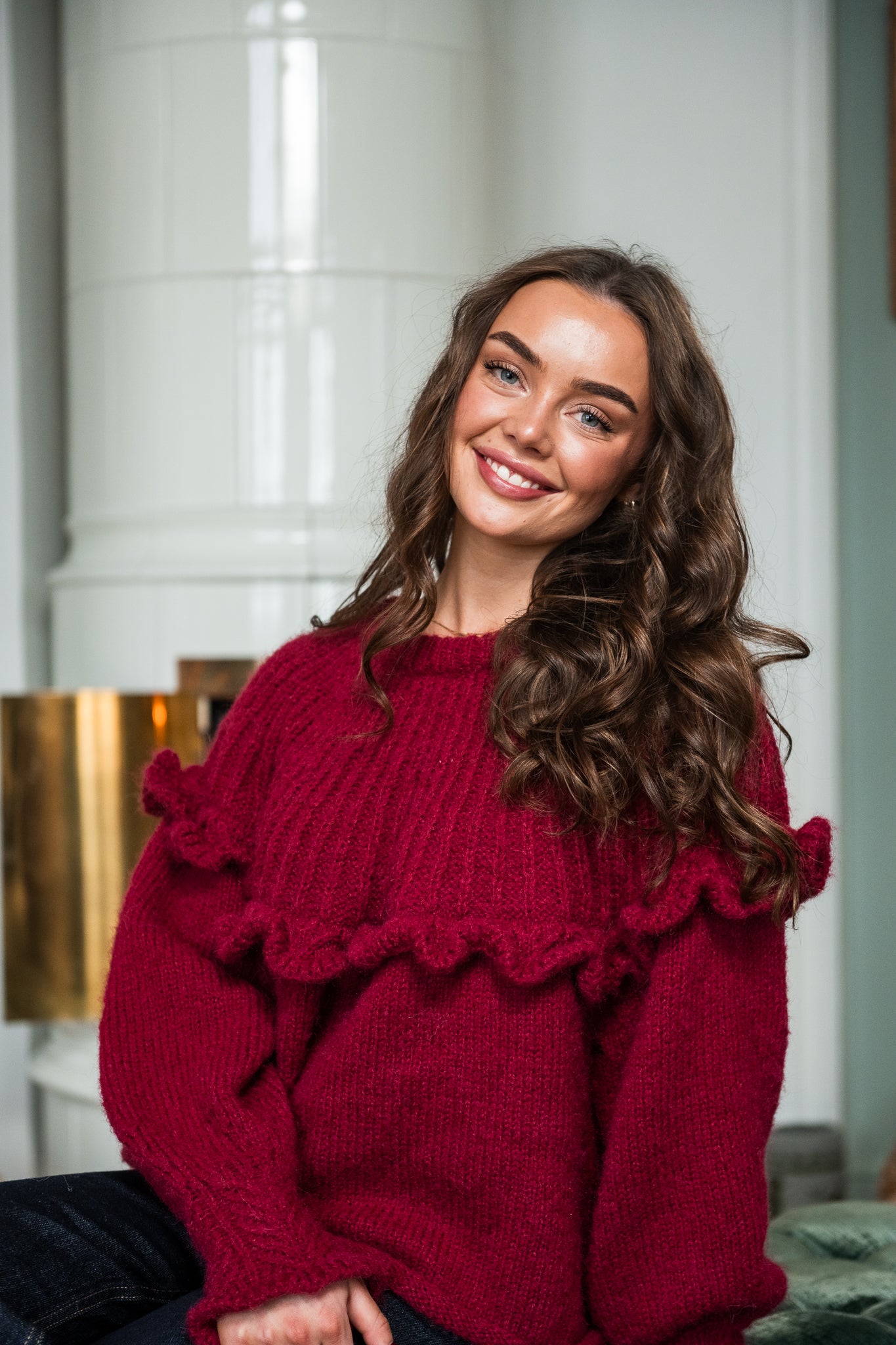 PCSIKKA Pullover - Beet Red